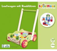SMH Chariot de marche avec blocs de construction, 20 pcs.