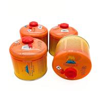 SMH LINE® Lot de 4 cartouches à visser butane de 500 g - Filetage universel 7/16 - Cartouches de gaz à valve - Filetage EN 417 - Pour réchaud de camping - Chalumeau à gaz - Chalumeau à souder