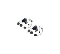 Sena SMH10 Interphone casque Bluetooth avec kit micro universel double pack, noir