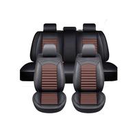 SMHIENNGJF Housses De Siège pour Dacia Jogger 2022 2023 2024 2025, Cuir Universelles pour Véhicule À 5 Place Avant Et Arrière Couvre Sieges Protection,Voiture Interieur Accessoires(Brown)