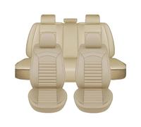 SMHIENNGJF Housses De Siège pour Renault Twingo 3 (III) I 2014-2024, Cuir Universelles pour Véhicule À 5 Place Avant Et Arrière Couvre Sieges Protection,Voiture Interieur Accessoires(Beige)