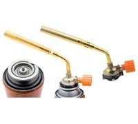 SMHLINE® Brûleur à gaz avec cartouches de gaz 227 g, lampe à souder, chalumeau polyvalent, 1371 °C, chalumeau à souder 1760 W, appareil de flambation, brûleur de soudure, brûleur