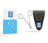 SMI 10,5 cm Coupe-Cuticules Pince à Cuticules Style Ciseaux - Ciseaux Cuticules Manucure Pédicure - Tondeuse à Cuticules Pour Main et Pied - Acier Inoxydable avec Étui