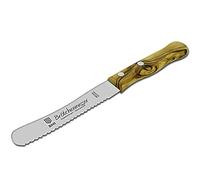 SMI 11,3 cm Couteau à Pain Manche Bois d'olivier Spatule Beurre Couteau de Table Épandeur Made in Germany