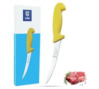 SMI 6 Pouce Solingen Couteau à Désosser Courbé Couteau Désosseur Flexible Couteau Boucher Acier Inoxydable Couteau Cuisine Viande - Made in Germany