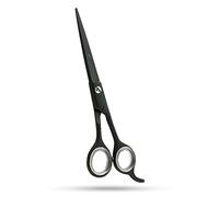 SMI - 7" ciseaux à cheveux pour femmes hommes ciseaux de coiffure professionnel en couleur noire ciseaux de coupe de cheveux acier inoxydable à haute teneur en carbone - Razor Edge Blade