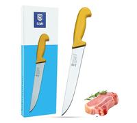 SMI 8 Pouces Couteau Boucher Solingen - Couteau de Boucher Professionnel Acier Inoxydable - Couteau à Viande pour Cuisine - German Steel 1.4116 - Made in Germany
