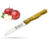 SMI Couteau Office Solingen Couteau à Éplucher Manche en Bois d'olivier Couteau Cuisine Couteau à Fruits Couteau à Légumes Made In Germany