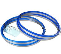 SMI Lot de 2 lame de scie à ruban m42 bi-métal-dimensions : 2450 x 27 x 0,90 mm, 10/14, pour dPP carif pMI fMB, thomas