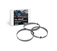 SMI Lot de 3 lames de scie à ruban bi-métal M42 - Dimensions : 1140 x 13 x 0,65 mm - 14/18 dents par pouce - Compatible avec par exemple Güde MBS 105 V, Scheppach MBS 1200, Parkside PMB 1100 B2