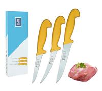 SMI - Solingen Set de 3 Couteaux: Désosseur, à Viande, de Chef - Made in Germany