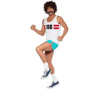 Smiffys 118118 Runner Costume, White