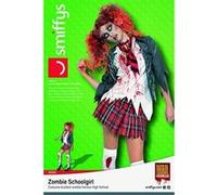 Smiffy's - 354636 - High School Horror Zombie Schoolgirl Costume G