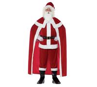 Smiffys - 43124L - Déguisement - Homme - Père Noël - Taille - Rouge