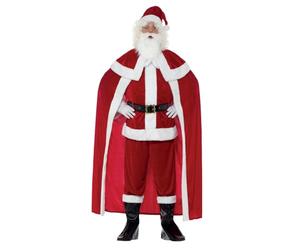 Smiffys - 43124L - Déguisement - Homme - Père Noël - Taille - Rouge