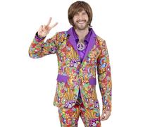Smiffys 60s Rainbow Peace Jacket