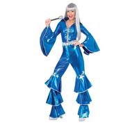 Smiffys 70s Dancing Dream Costume, Blue (Size M)