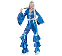 Smiffys Déguisement 70s Dancing Dream Bleu Taille S