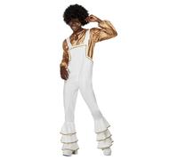 Smiffys 70s Glam Costume, White (Size L)