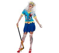 Smiffys Accessoire de bâton de hockey de 97 cm, accessoire d'arme pour adultes et enfants, accessoire de costume effrayant pour fêtes d'horreur, tenues de zombie, cosplay, maison hantée et