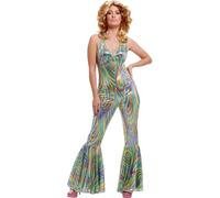 Smiffy's Costume Reine de la Danse combinaison pantalon dos nu multicolore