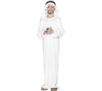 Smiffys Arabian Costume, White (Size L)