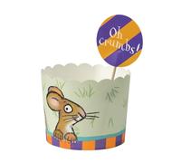 Smiffys Art de la table : garnitures et boîtes à cupcakes de fête The Gruffalo, x8 Halloween