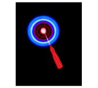 Smiffys Baguette lumineuse à LED en forme de moulin à vent 13"/33 cm, Piles incluses Halloween