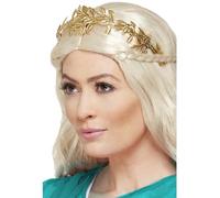 Smiffys Bandeau à feuilles grec, Or Halloween
