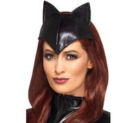 Smiffys Bandeau de chat, Noir