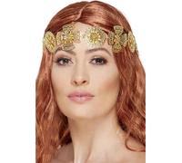 Smiffys - Bandeau "Medieval" pour femme SM1373 (Taille unique) (Or)