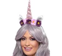 Smiffys Bandeau style licorne, Multicolore, Adulte