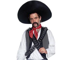 Smiffys Bandit Sombrero mexicain authentique