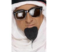 Smiffy's Barbe Cheik noire autoadhésive – Halloween / Carnaval