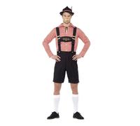 Smiffys Beer Festival Costume, Red (Size L)
