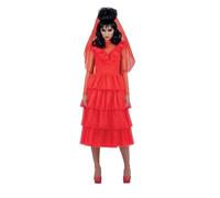 Smiffy's Déguisement Mariée Lydia – Robe et voile pour Halloween