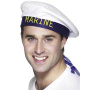 Smiffys Béret marin, avec rubans