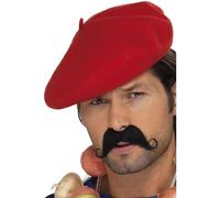 Smiffys Béret, rouge Halloween, Carnaval