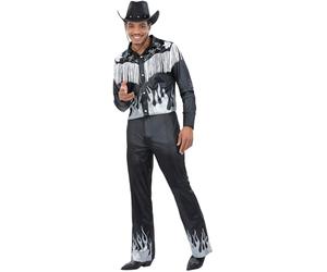 Smiffys Black Glamorous Cowboy Costume