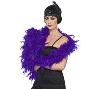 Smiffys - Boa de plumes "Deluxe" SM3178 (Taille unique) (Violet)