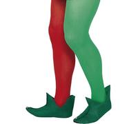 Smiffys Bottes d'elfe, Vert Halloween (Lot de 2)