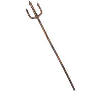 Smiffys Bronze Extendable Trident 137cm, 5pcs, Historical Fancy Dress, Adult Dre