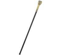 Smiffys Cane vaudou, Noir, avec serpent, 111cm/44in, 4pcs Halloween