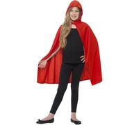Smiffy's Cape à capuche Halloween Rouge