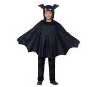 Smiffy's Cape enfant Chauve-souris Halloween Taille 4/6 ans (102-114 cm) Noir