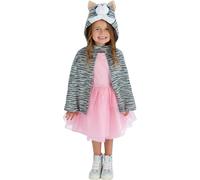Smiffys Cape en peluche de luxe de chaton, pour enfants