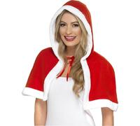 Smiffys - Cape - Femme SM1143 (Taille unique) (Rouge/Blanc)