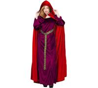 Smiffys Cape, rouge grenat, pour adultes