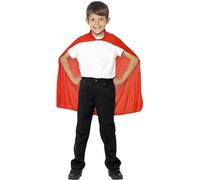 Smiffys Cape, Rouge, Longueur Moyenne Halloween