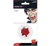 Smiffys Capsules de sang, rouge, poudre, pack de 10
